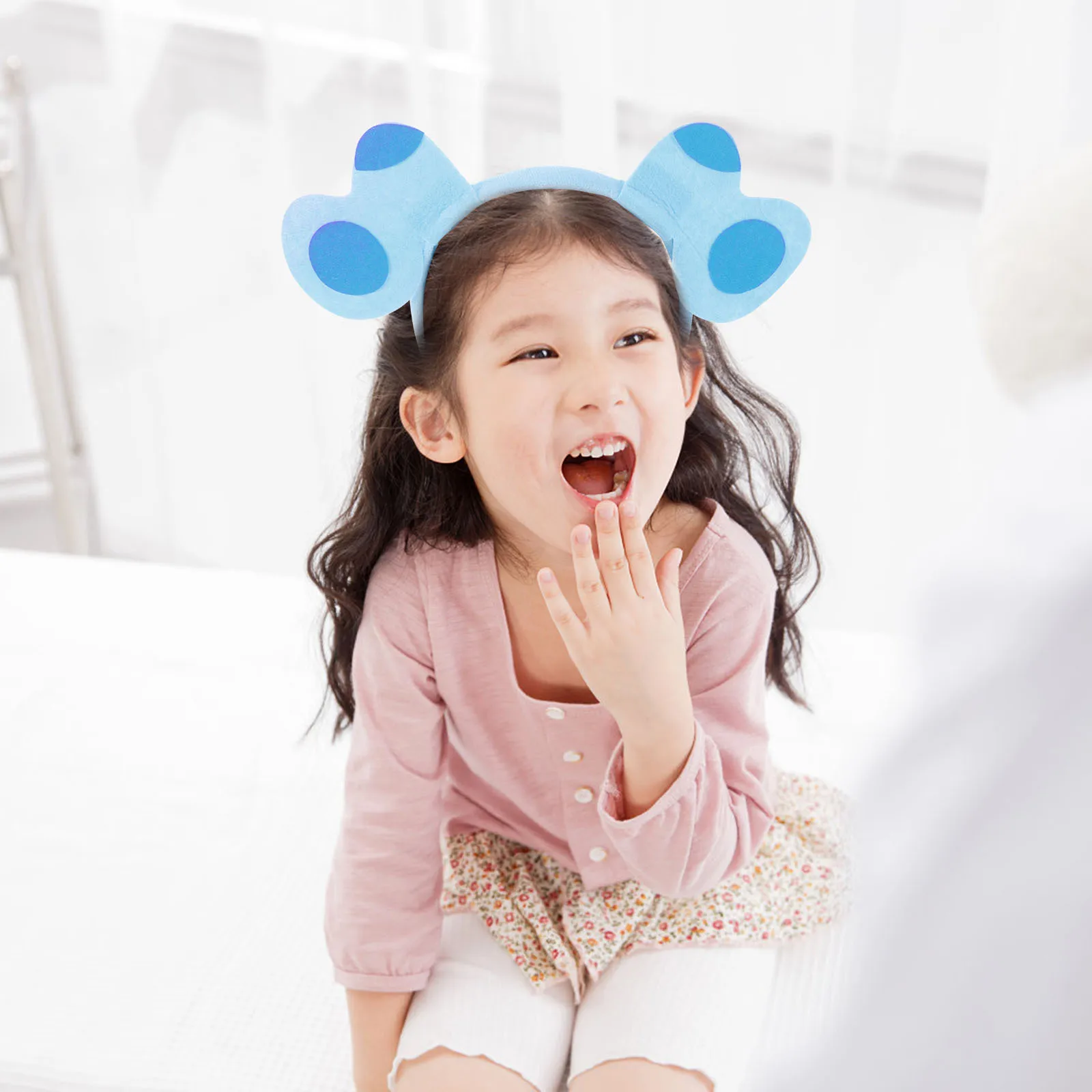 1 Set Dog Ears Paws Furry Animal Costume Accessories Soft Warm Gloves Headband For Halloween Cosplay Party Kids Adjustable Puppy