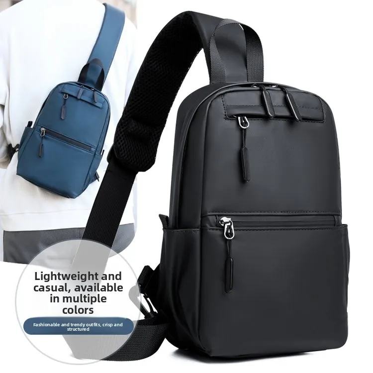 

Мужская большая сумка через плечо Capaci для путешествий на груди, повседневная сумка из бычьей ткани на одно плечо, модная сумка Yeelar M