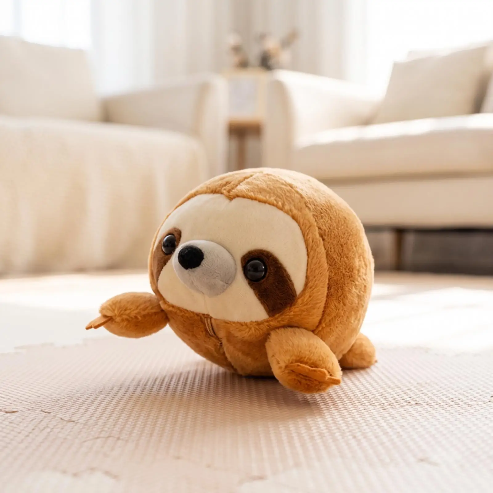 Interactive Sloth Stuffed Toy Sensory Sloth Stuffed Adorable Playful for Toddlers, Early Learning, Nursery