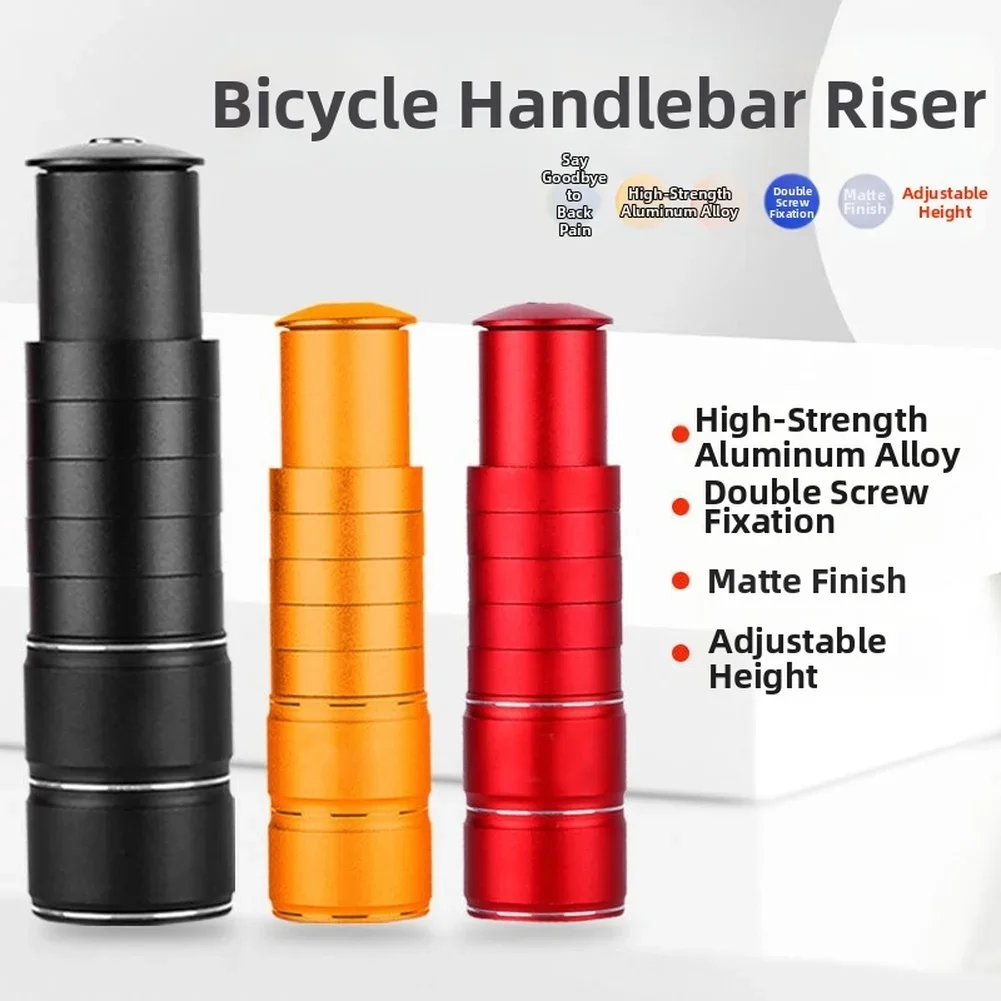 extensor-de-haste-riser-para-guidao-de-bicicleta-ajustavel-124mm-135mm-de-altura-liga-de-aluminio-pecas-de-bicicleta