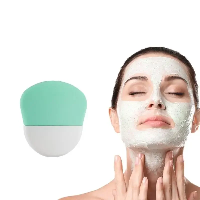 แบบพกพาซิลิโคนแปรงพอกหน้า Face & Eye Cream Mud Mask Applicator Scraper แปรงทําความสะอาดใบหน้า Skin Care เครื่องมือ