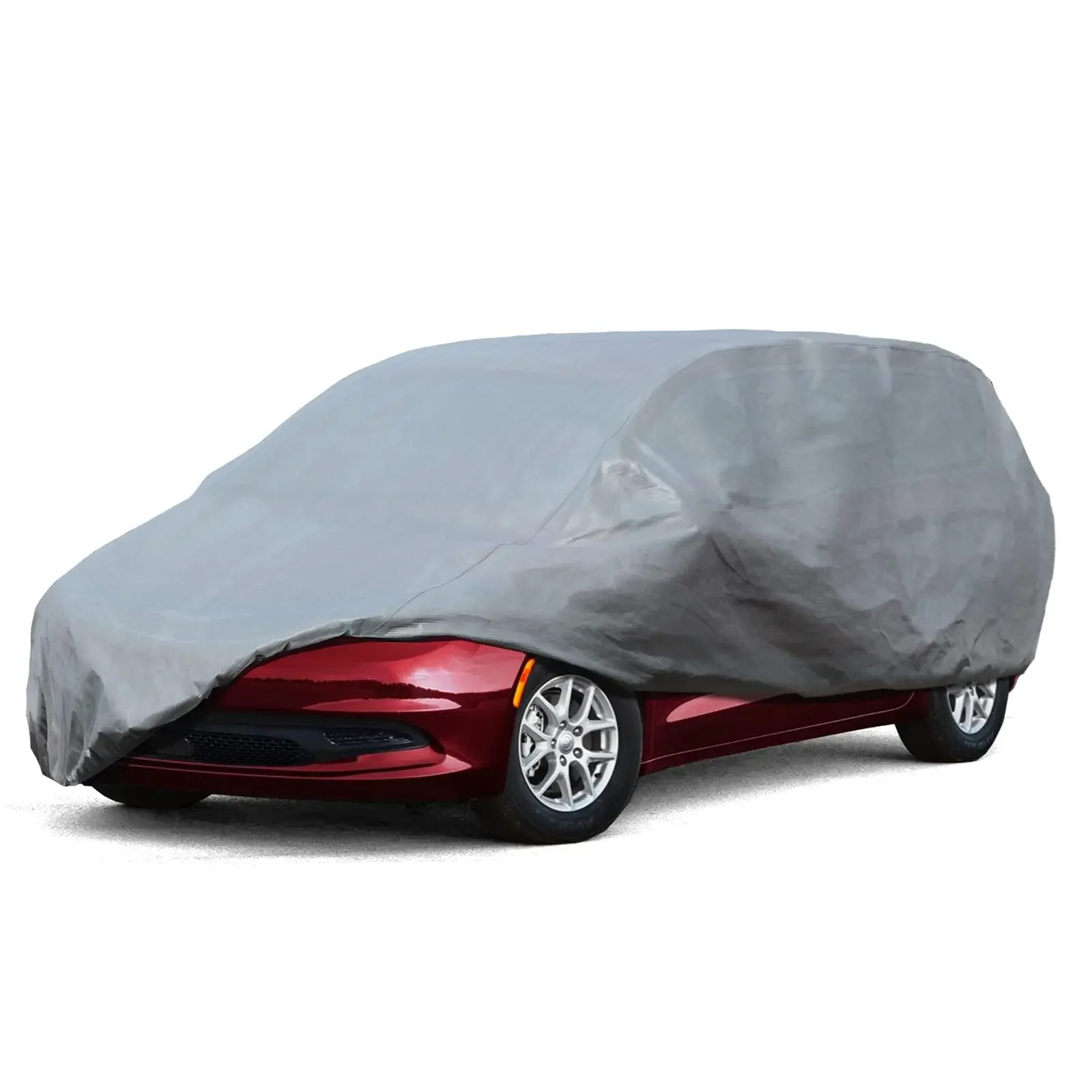 3 Layers Basic Guard Nonwovens Car Cover for SUV Length Up to 190 inch Waterproof All Weather