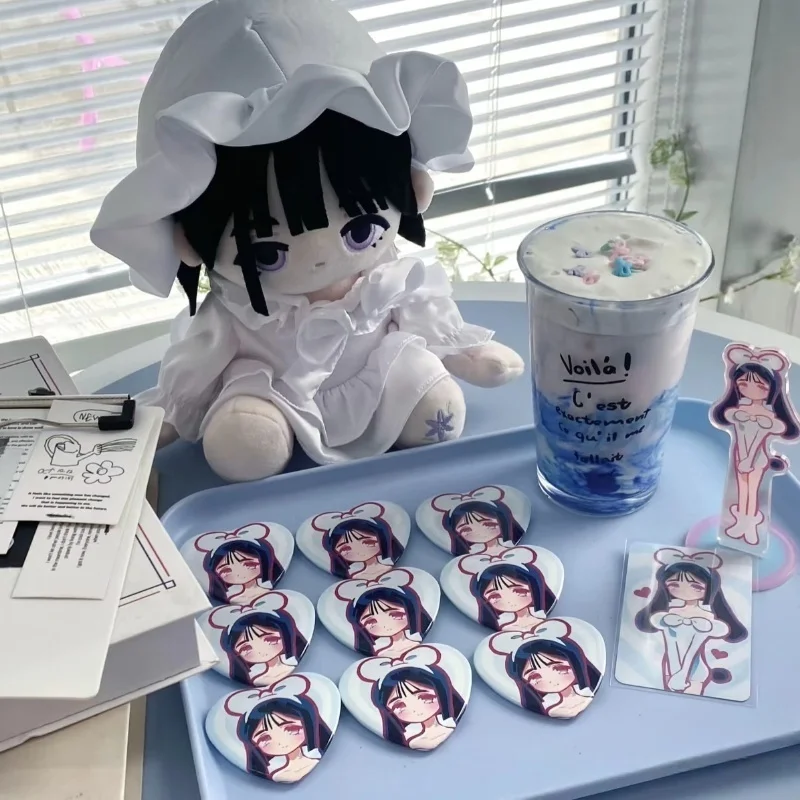 20cm 봉제 인형 공식 스타 아이돌 밴드 Alien Stage Ivan till Mizi Sua Luka Hyuna BB 바디 의상 수집가용