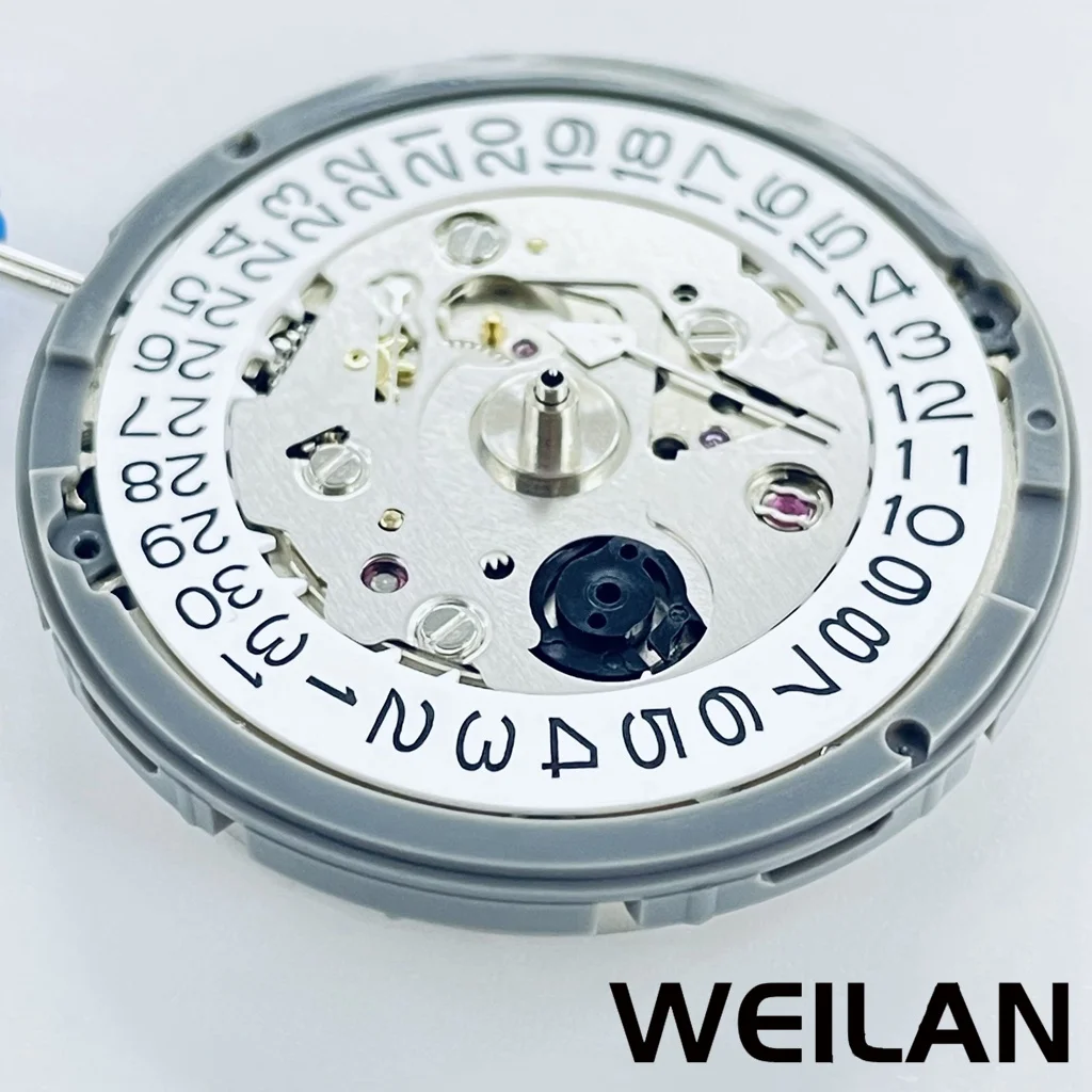 NH35 Automatic Mechanical Movement High Accuracy 24 Jewels Mod Watch Replacement NH35A Date at 3:00