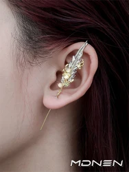 2024 New Wing Piercing Earrings Cyberpunk Style Men's And Women's Jewelry Party Gifts