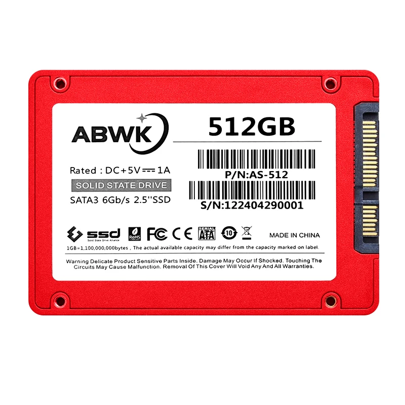 Внутренний твердотельный накопитель ABWK SSD 2,5 дюйма SATA3 ssd 1 ТБ 512 ГБ SATA III 480 ГБ 240 ГБ SSD 120 ГБ SSD 256 ГБ для настольного ПК