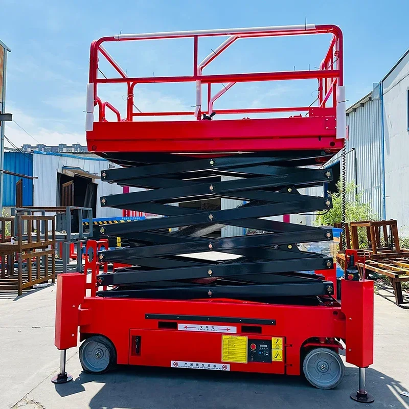 6M 8M 10M 12M Double Platform Scissor Lift Scissor Lift Self Propelled Dump Trailer Hydraulic Scissor Hoist Lift Kit