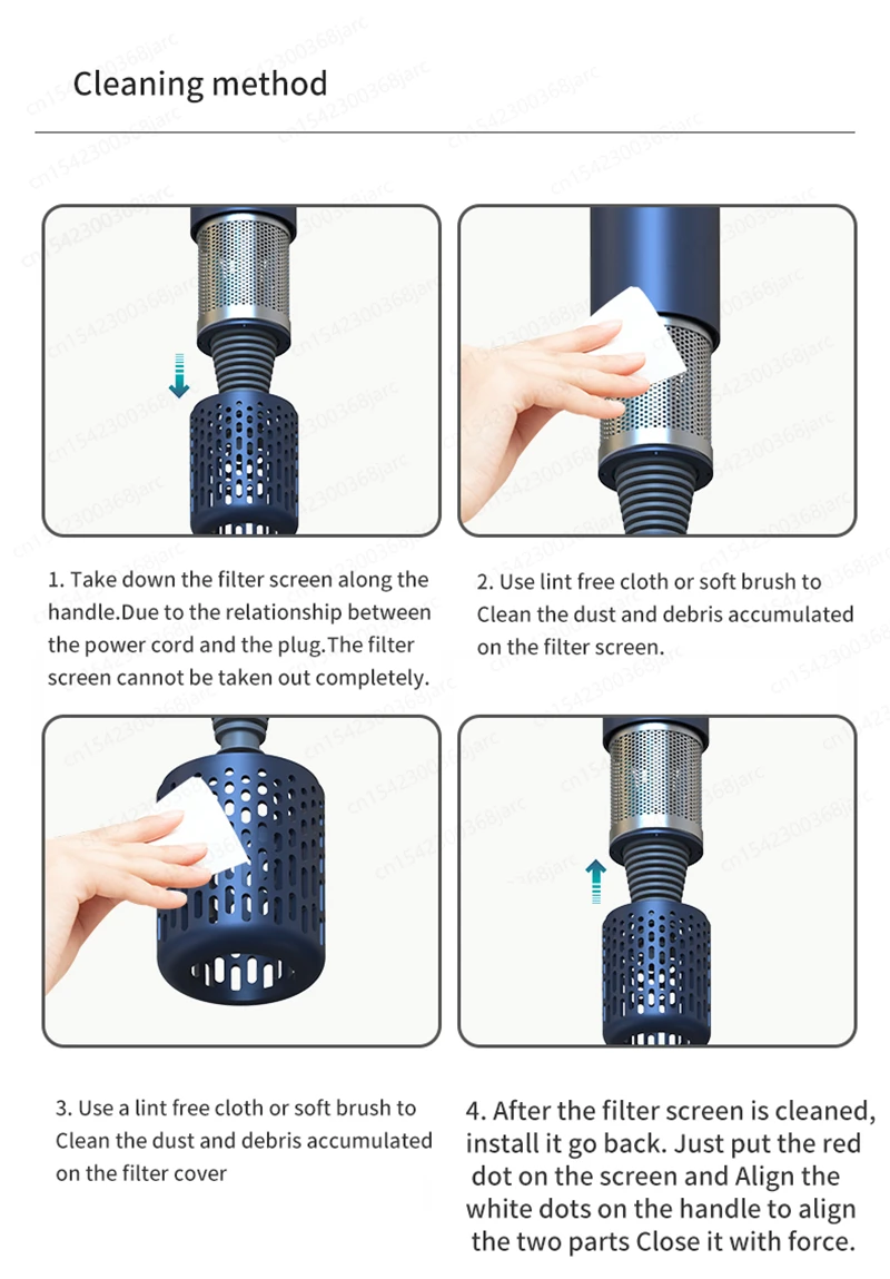 Profession elle Super Hair Dryer Haartrockner persönliche Haarpflege Styling negative Ionen Salon Werkzeug konstante Anion elektrische blattlose Haartrockner – Detail 14