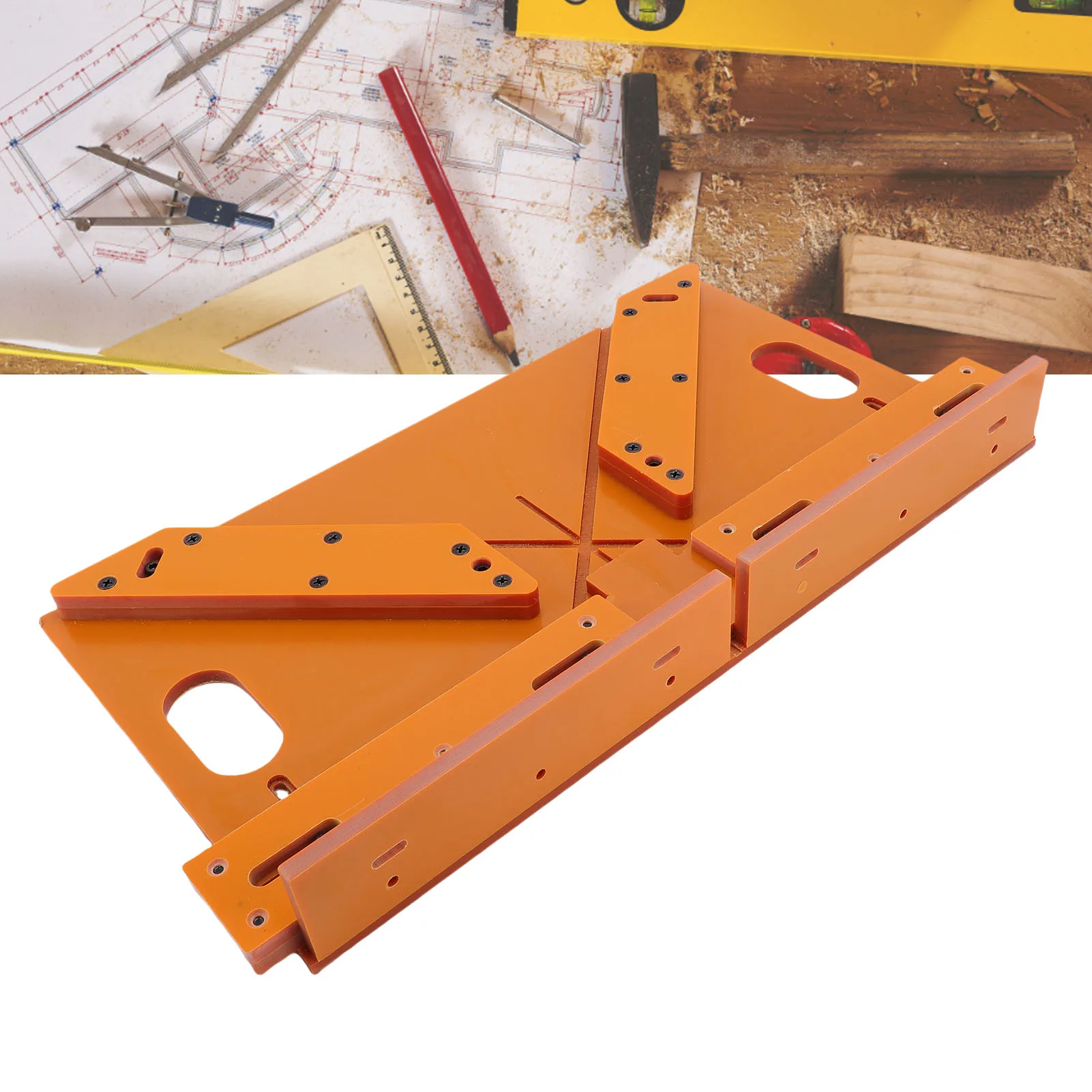 

Направляющая для резки дверной корпуса, вспомогательный инструмент, точный жесткий, 45, 90 градусов, помощник по разрезу окна, синтетический картон 8 мм