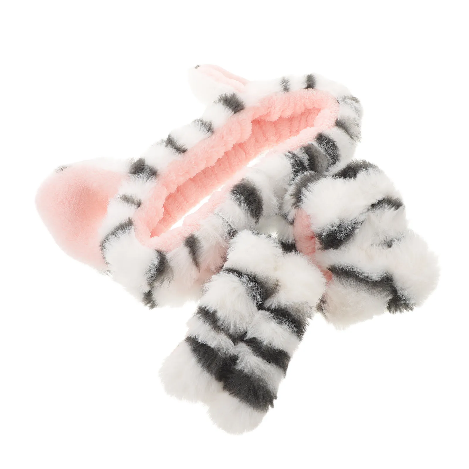 1Set Facial Spa Headband Wristband Set Soft Absorbent Material for Washing Face Makeup Application Skincare Routine Beauty