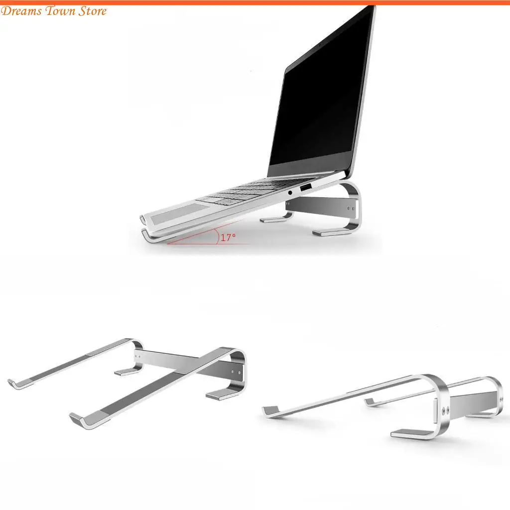 HX6A Universal Laptop Stands Aluminum Alloy Desktop Computer Increased Shelf Riser Holder for Laptop Notebook Tablet