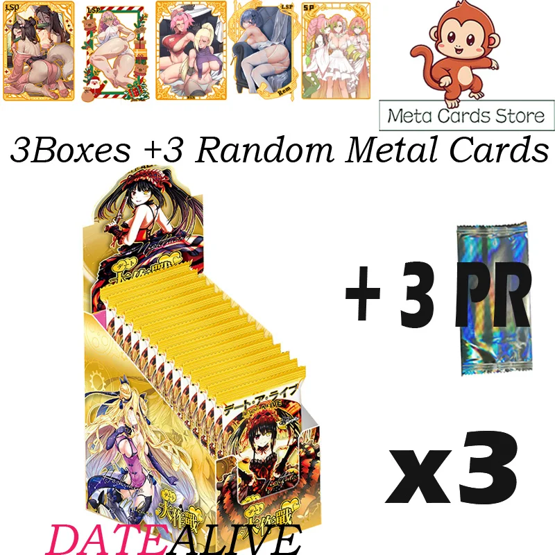 New Goddess Story Card DATE A LIVE Collectible Card SSP Rare Card Anime Doujin Booster Box Toy Birthday Gifts