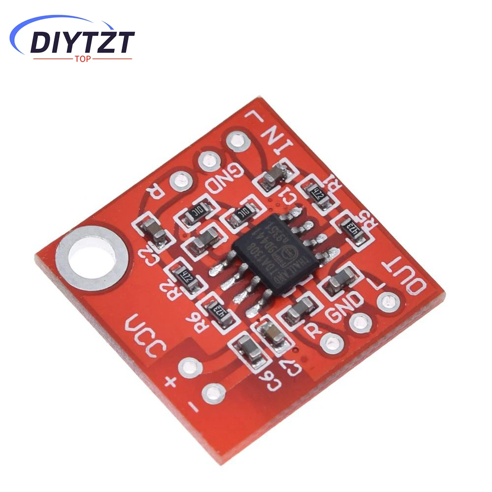 DIYTZT 1/5PCS DC3V-6V Stereo TDA1308 Headphone Amplifier Board Headset Amp Preamplifier Board Module