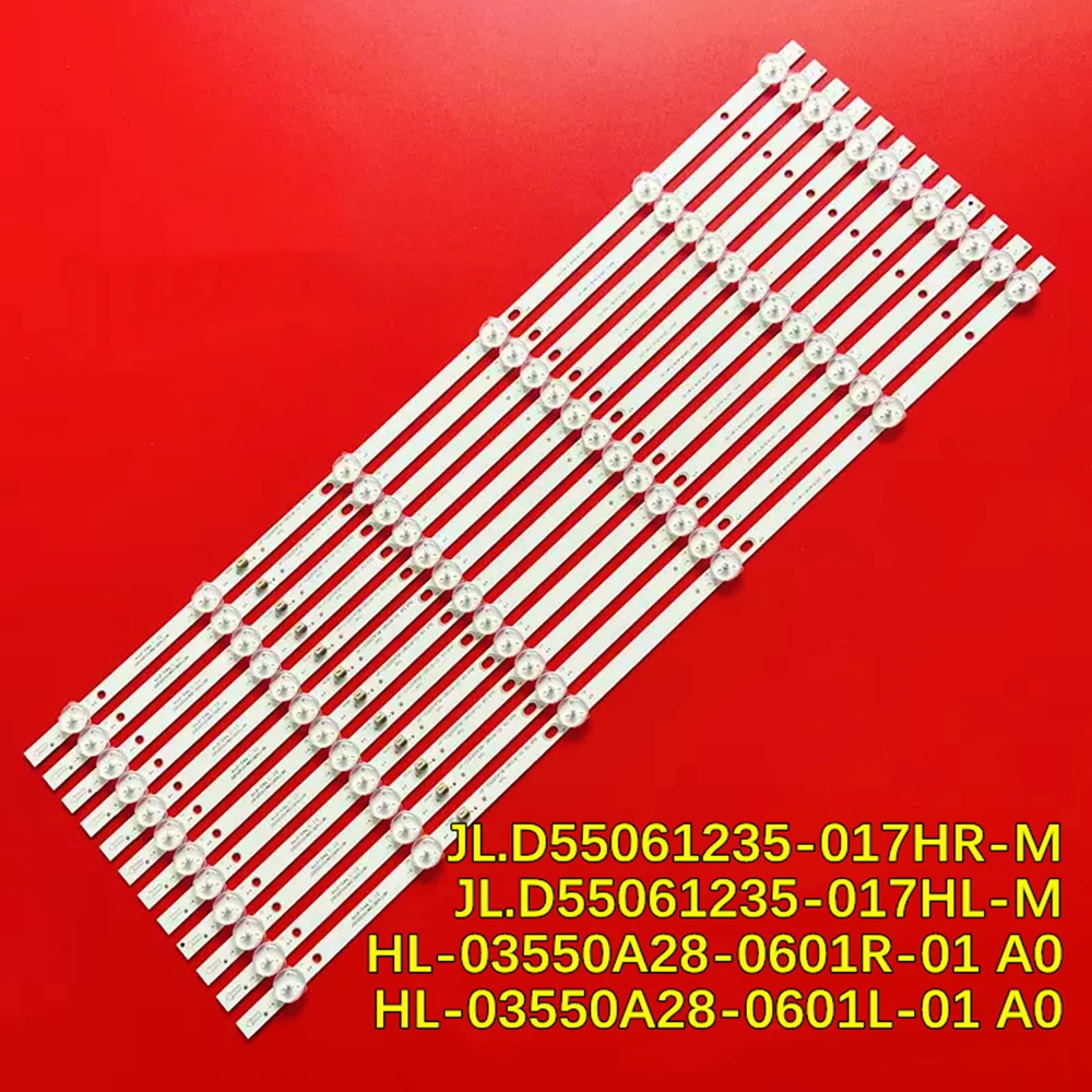 

LED TV Backlight Strip for AP-55P TL-55F1 TL-55K3 LE-8822A MK-8388 L5810 D55E168U JL.D55061235-017HL-M JL.D55061235-017HR-M