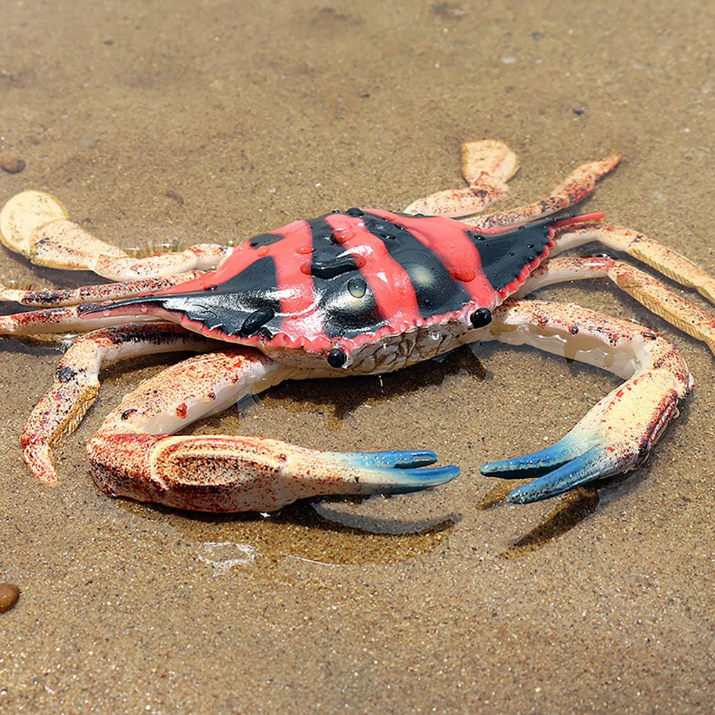 

2Pcs Simulation Crabs Lovely Imitation Artificial Crabs Playthings Party Prizes Educational Gift