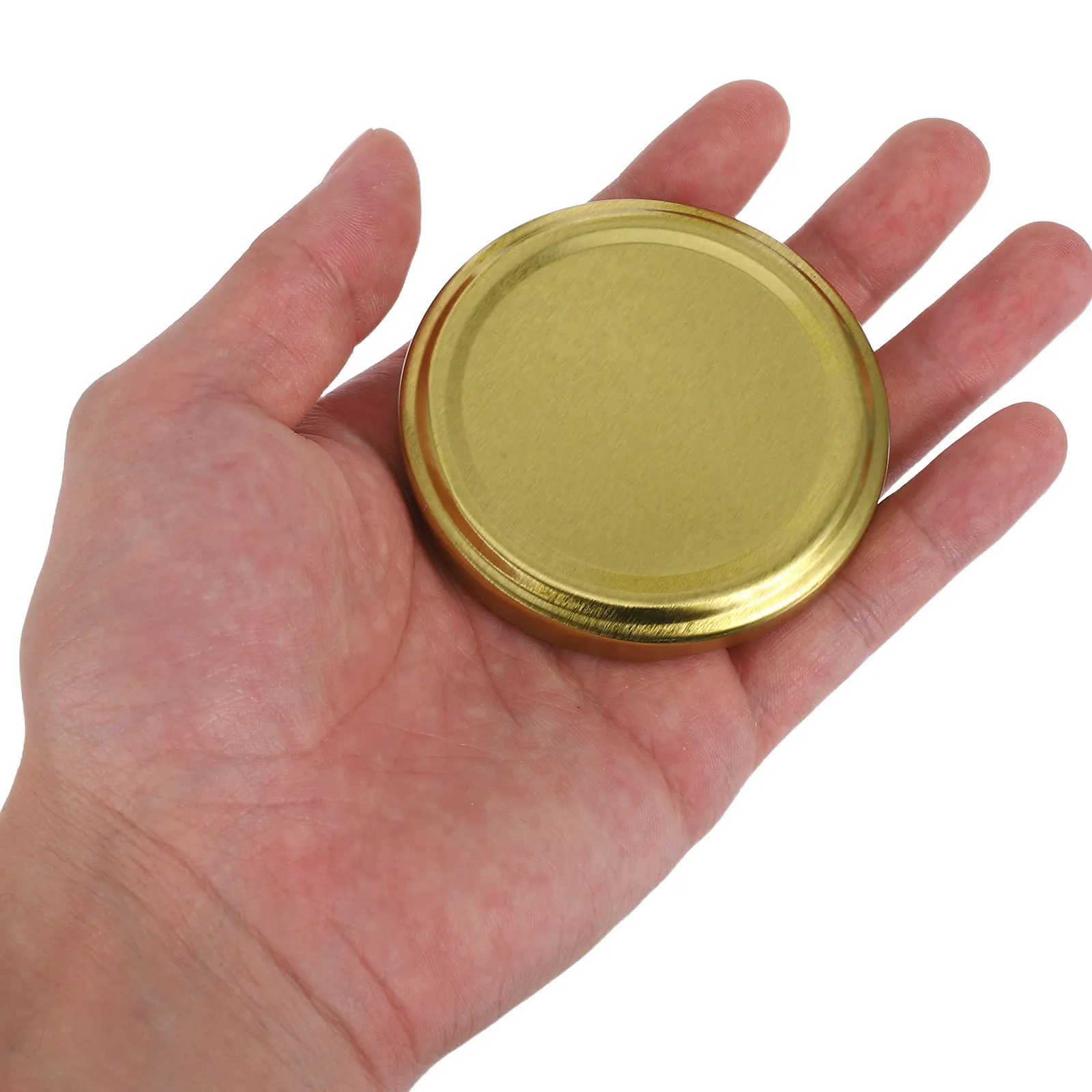 100pcs Mason Jar Metal Lids – Leakproof Regular Mouth Canning Caps for Food Preservation
