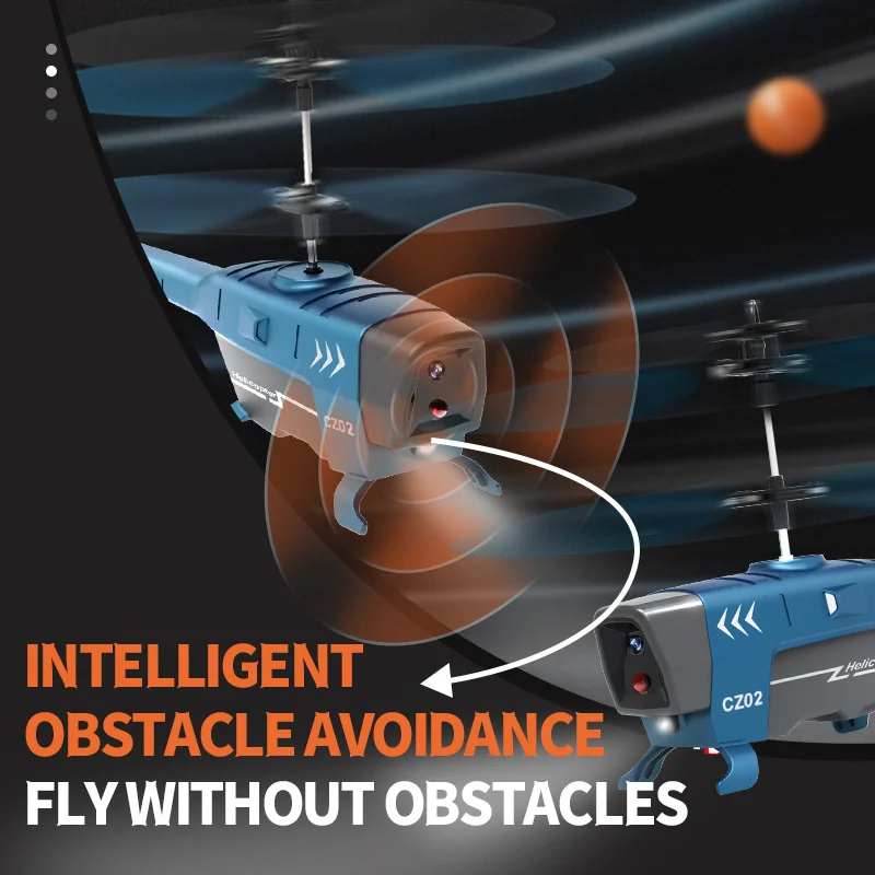Remote ControL Helicopter with Obstacle Avoidance Function Drop-resistant Induction Suspension Aircraft RC Toys for Boys Gifts