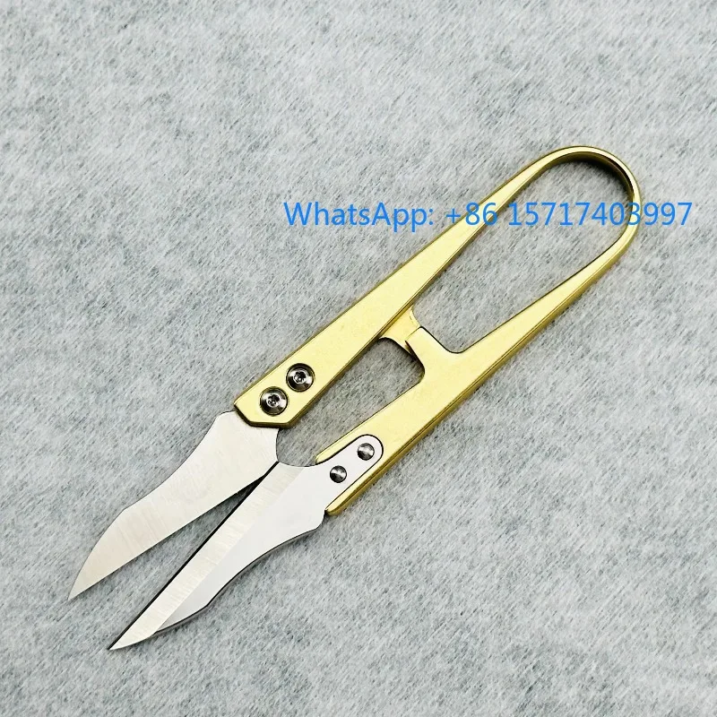 

Brass Mini Scissors Leather Craft and Embroidery Cut Hand Sewing Thread Cut for Precision Cutting