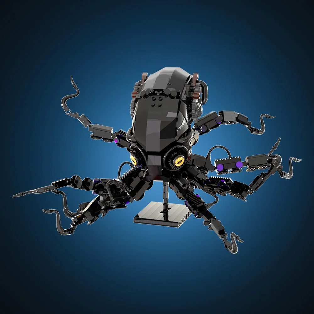 

MOC Obsidian Mech Treasure Hunt Operation Octopus Building Blocks Model Deep Sea Mechanical Octopus Bricks Toys Birthday Gifts