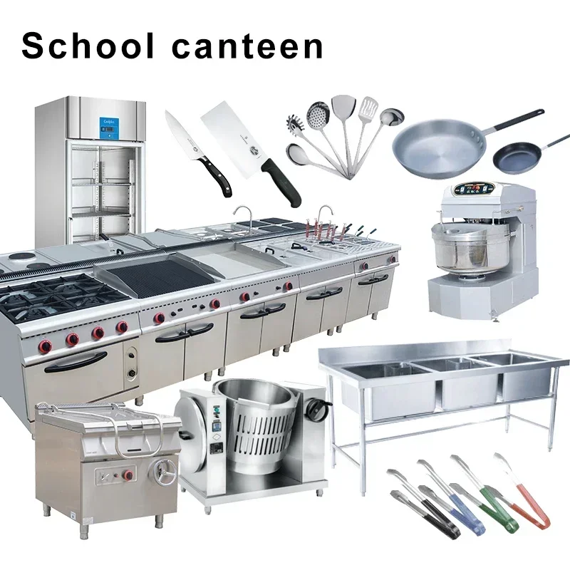 

Restaurant & Kitchen Mechanical Equipment Restaurant Commercial Kitchen Machine Canteen Stainless Steel Cooking Equipment