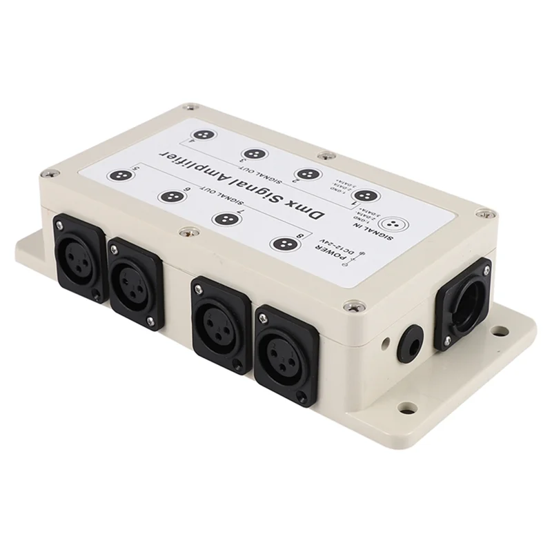 مضخم إشارة وحدة تحكم LED ، موزع الخائن للمعدات المنزلية ، خرج 8 قنوات ، Dmx ، Dmx512 ، DC 12-24V