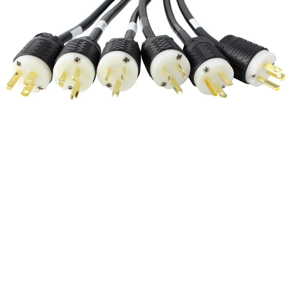 High Quality 19Pin Socapex Female to Edison 15A Plugs Cables for Stage 2meter