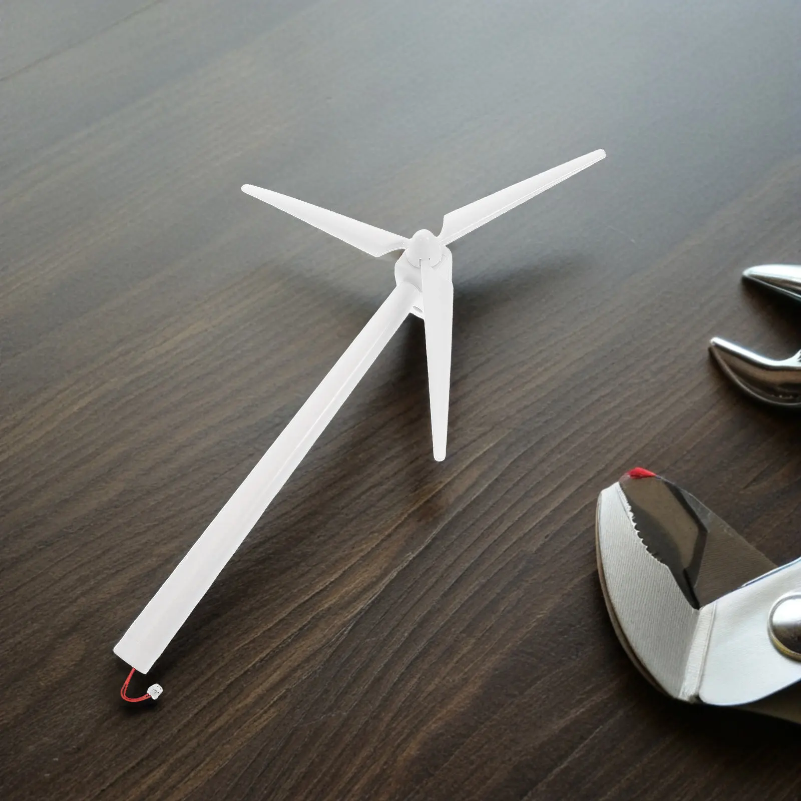 

1Set Solar Powered Windmill DIY Kit for Kids Educational Science Project Indoor Outdoor Activities White Small Windmill