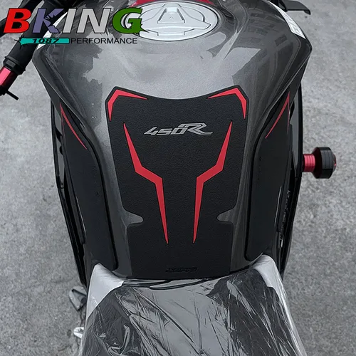 Imagen 2 del producto Para KOVE 450RR 450 RR RR450 2024-2026 almohadilla antideslizante para tanque de motocicleta pegatinas almohadilla lateral de Gas rodilla Protector calcomanía Accesorios