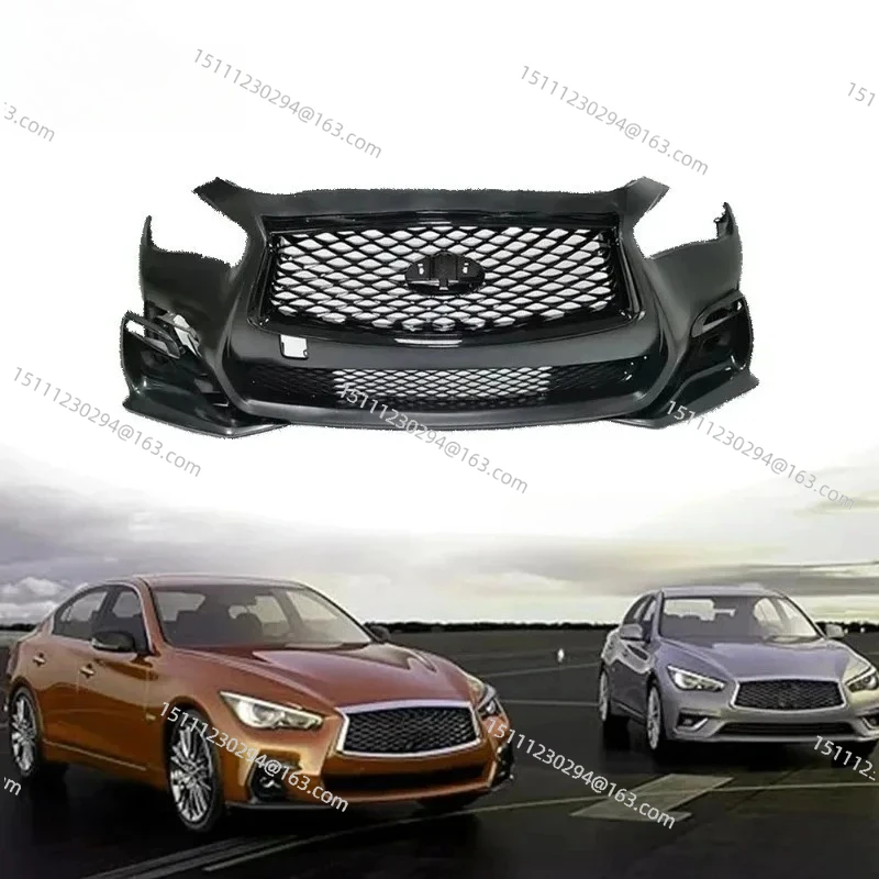 Aftermarket Front Bumper for Infiniti Q50 Sport, 2018 Model, Replacement Body Kit Parts