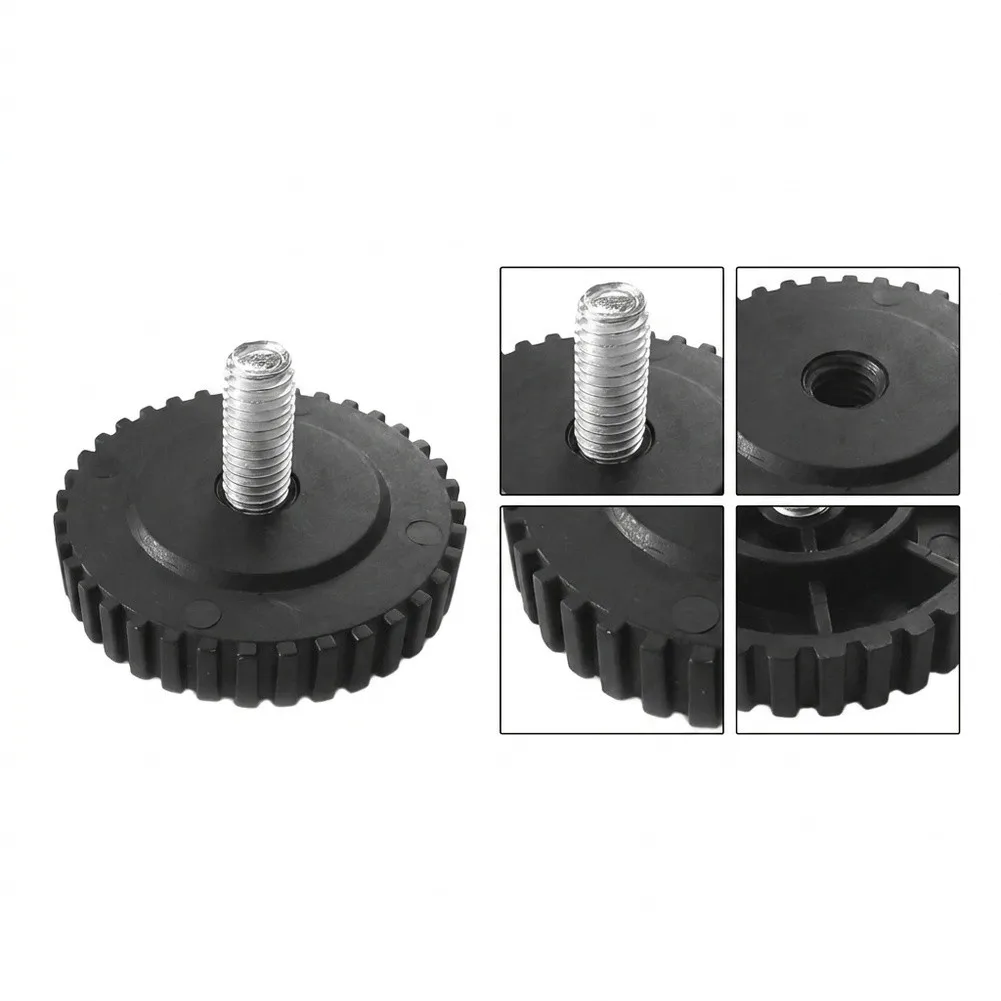 M8 Thread Leveling Feet 8 Pack 18mm Screw Length 50mm Total Height 2 Inch Base for Table Workbench Floor Leveling