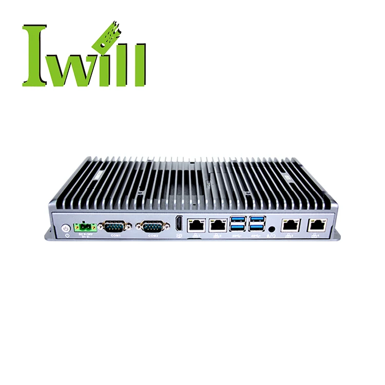 Industrial Pc Solutions 10th Gen I5 9V to 36V Wide Voltage Industrial Embedded Box Pc 4LAN 4COM Industrial Systems for Win Linux