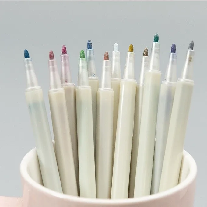 

12-цветная черная карта, специальный справочник, инструмент, ручка, граффити, альбом, справочник, ручка, канцелярские принадлежности для рисования, сделай сам, наклейка для справочника