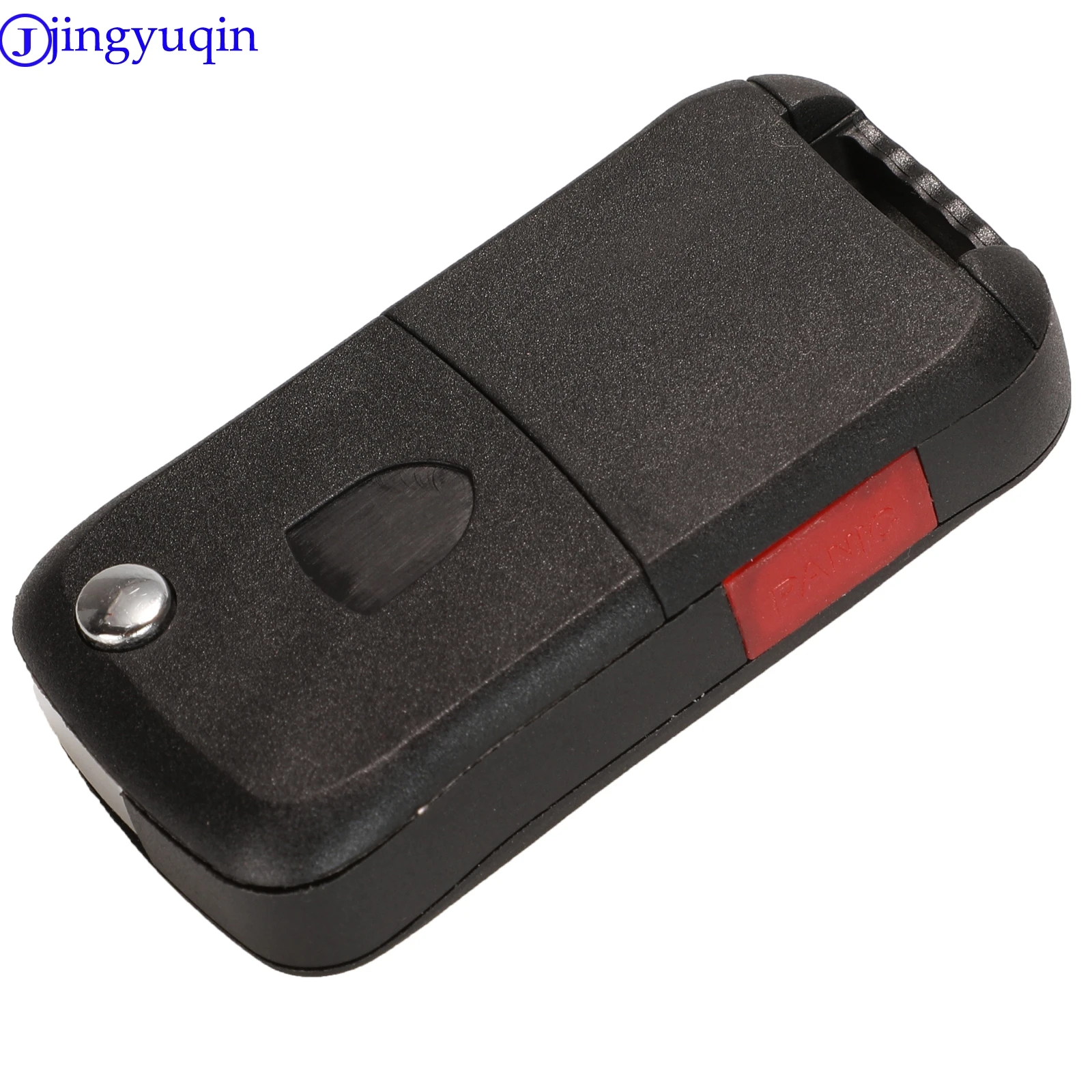 jingyuqin Replacement Remote Flip Folding Car Key Shell Case Fob For Porsche Cayenne GTS 3 Buttons