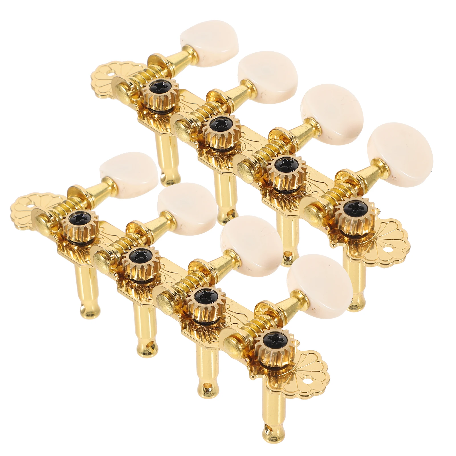 

8 String Tuners Silver Pegs Metal Guitar Peg Universal Metal Tuning Tools Instrument Parts Guitar Accessories