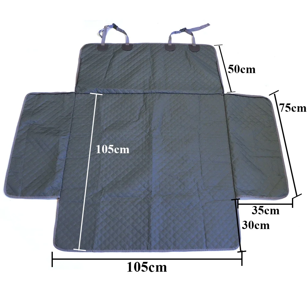 Dog Car Seat Cover Pet Travel Dog Carrier Car Trunk Mat Waterproof SUV Cargo Liner for Dogs Washable