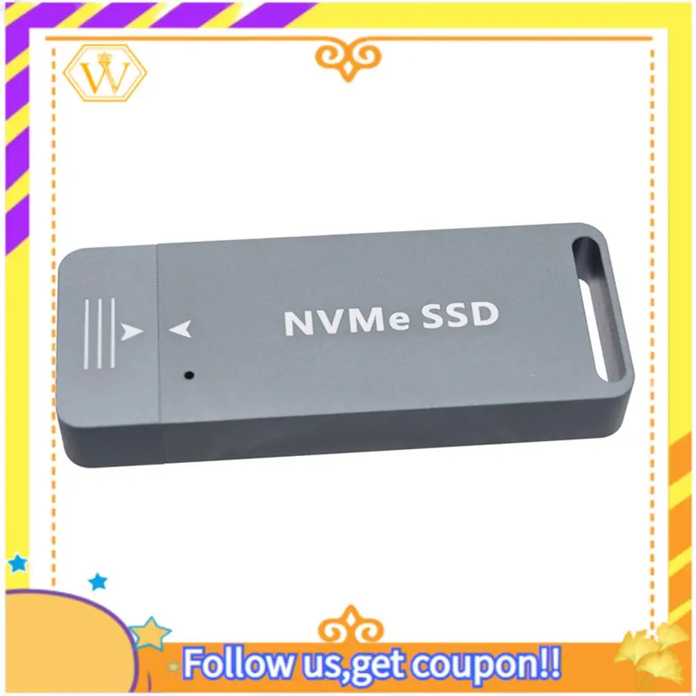 A01K-M. 2 2230 SSD Enclosure NVME/SATA USB3.2 Type C 10Gbps Solid State Drive Case External Hard Drive Case Double Protocol