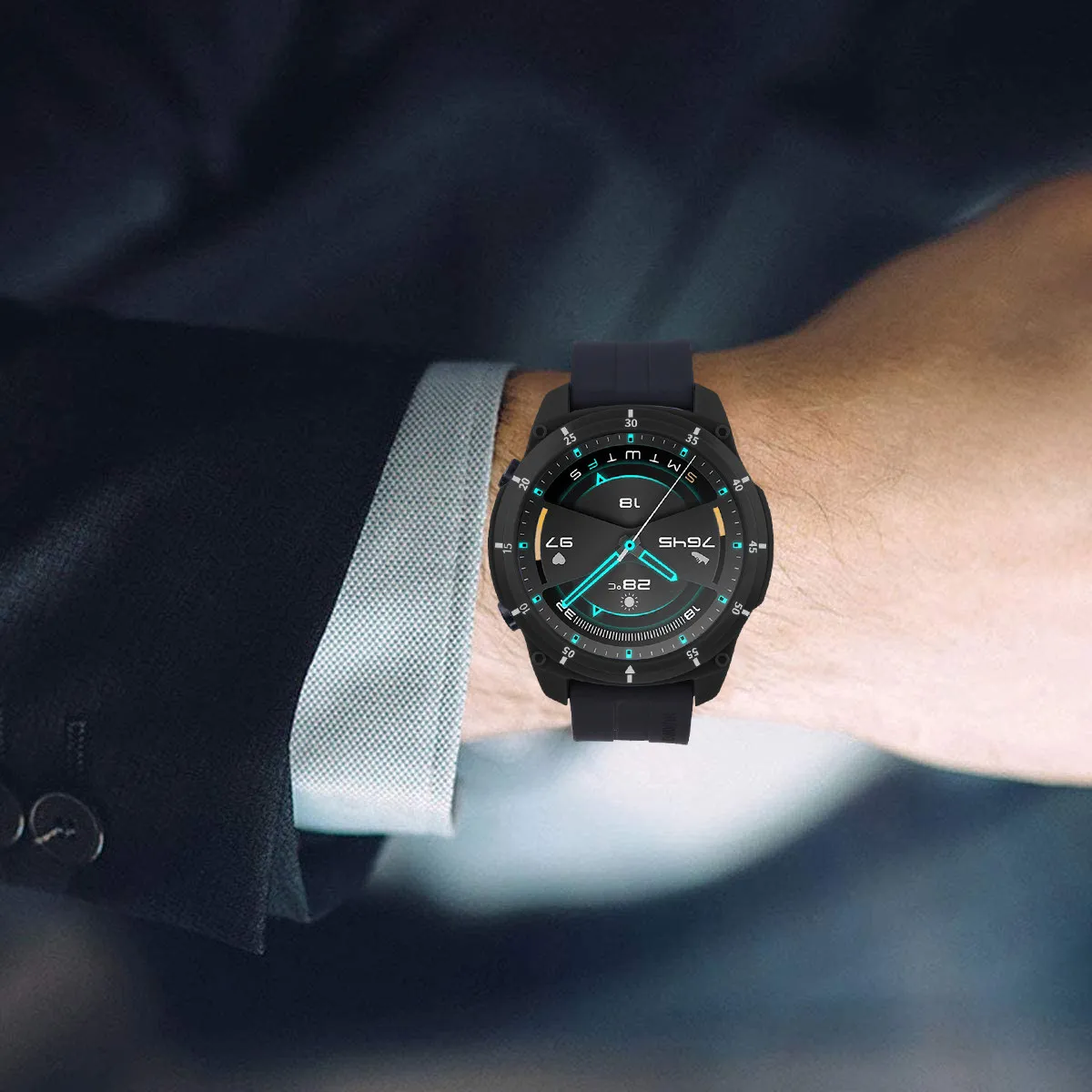 

Premium Tpu Watch Protector Case Classic Design Compatible with Huawei Watch 2 46Mm Lightweight Wear Resistant