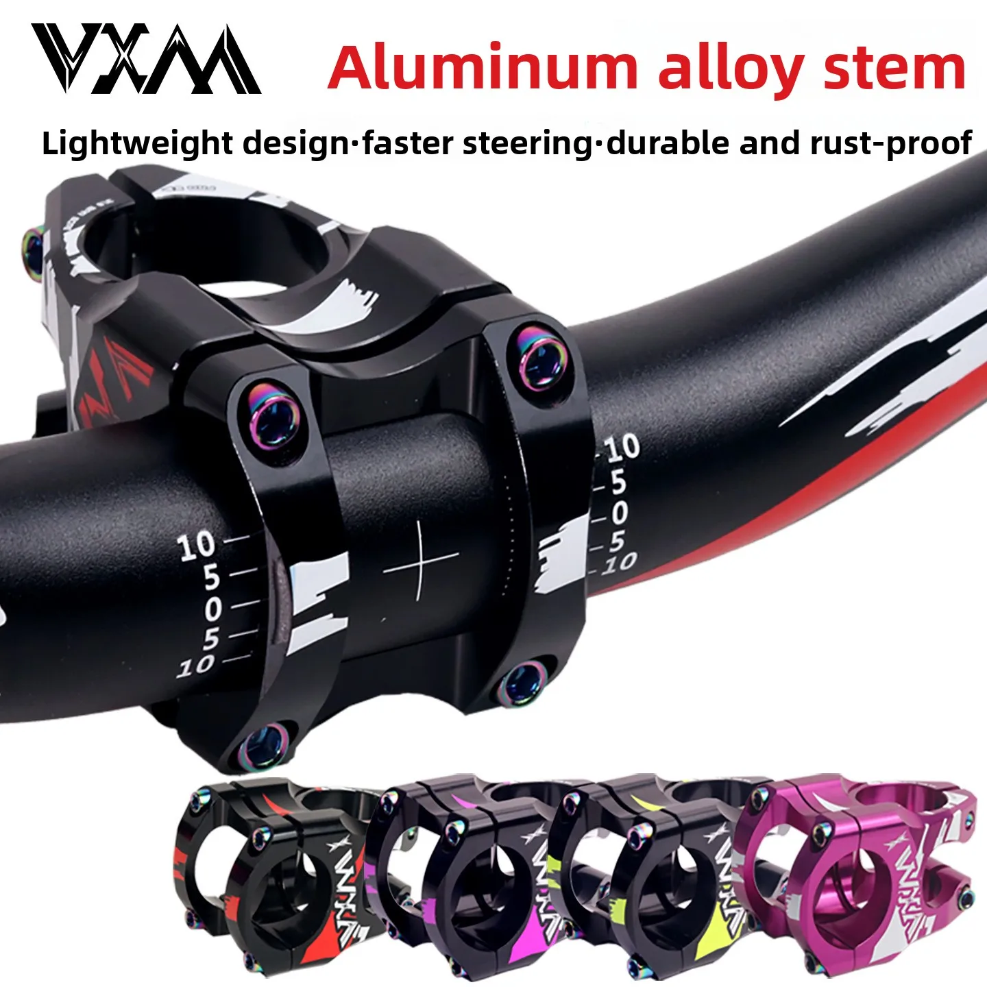 

CNC handlebar mountain bike is ultra-light and lightweight with a 35MM short handlebar for rapid descent a 31.8mm Bicycle Stem