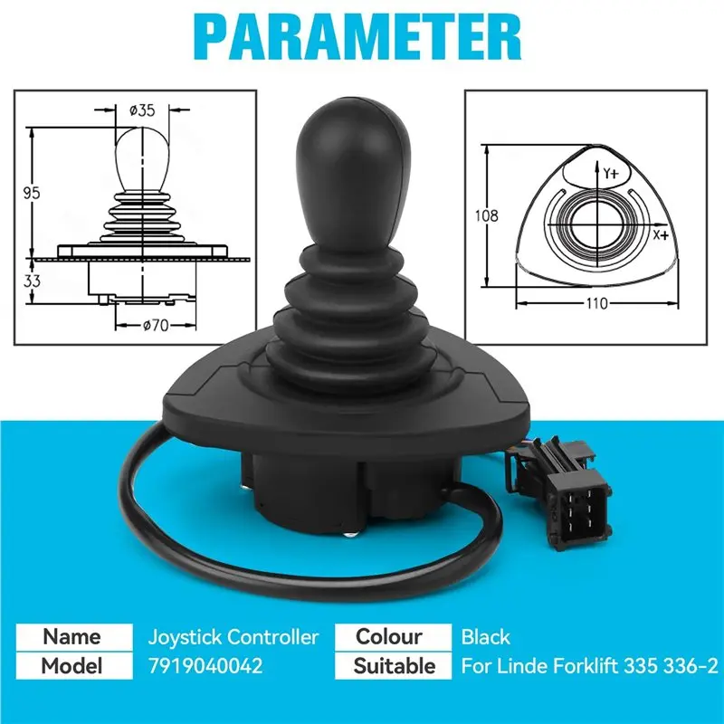 2X 7919040042 360° Electric Forklift Controller Central Joystick Control For Linde Forklift 335 336-2-M53K