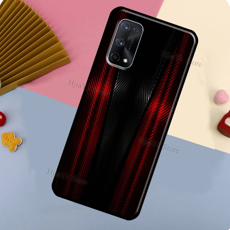 Xe Ô Tô Carbon Cibre In Dành Cho Realme 8i 9i 8 9 Pro C21 GT Neo 2 Master Bao Da Cho OnePlus 9R 8T Nord2 9 10 Pro