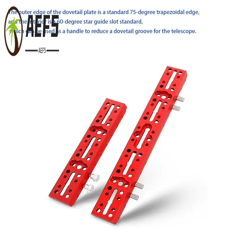 

AEF5-Astronomical Telescope Accessories Shrew Dovetail Wide/Narrow Track Guide Mirror Primary Mirror Dove Plate Red Plate