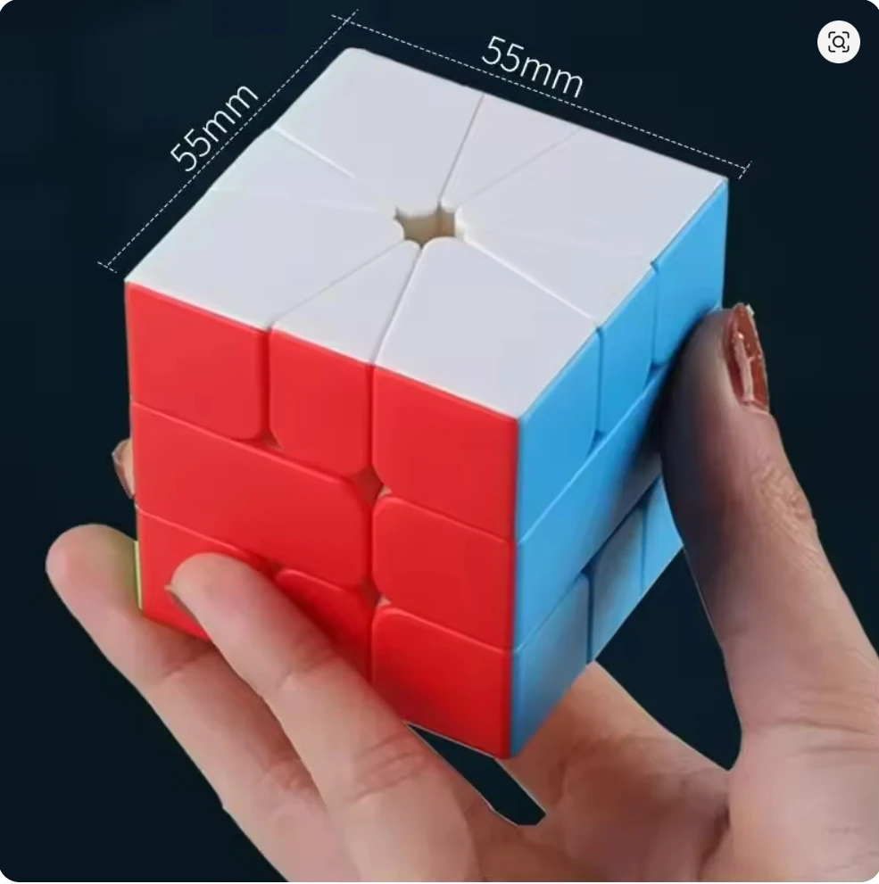 SengSo SQ1 Cubo magico Cubo di velocità Puzzle di forma strana Cubo senza adesivi Puzzle Giocattoli ShengShou SQ1