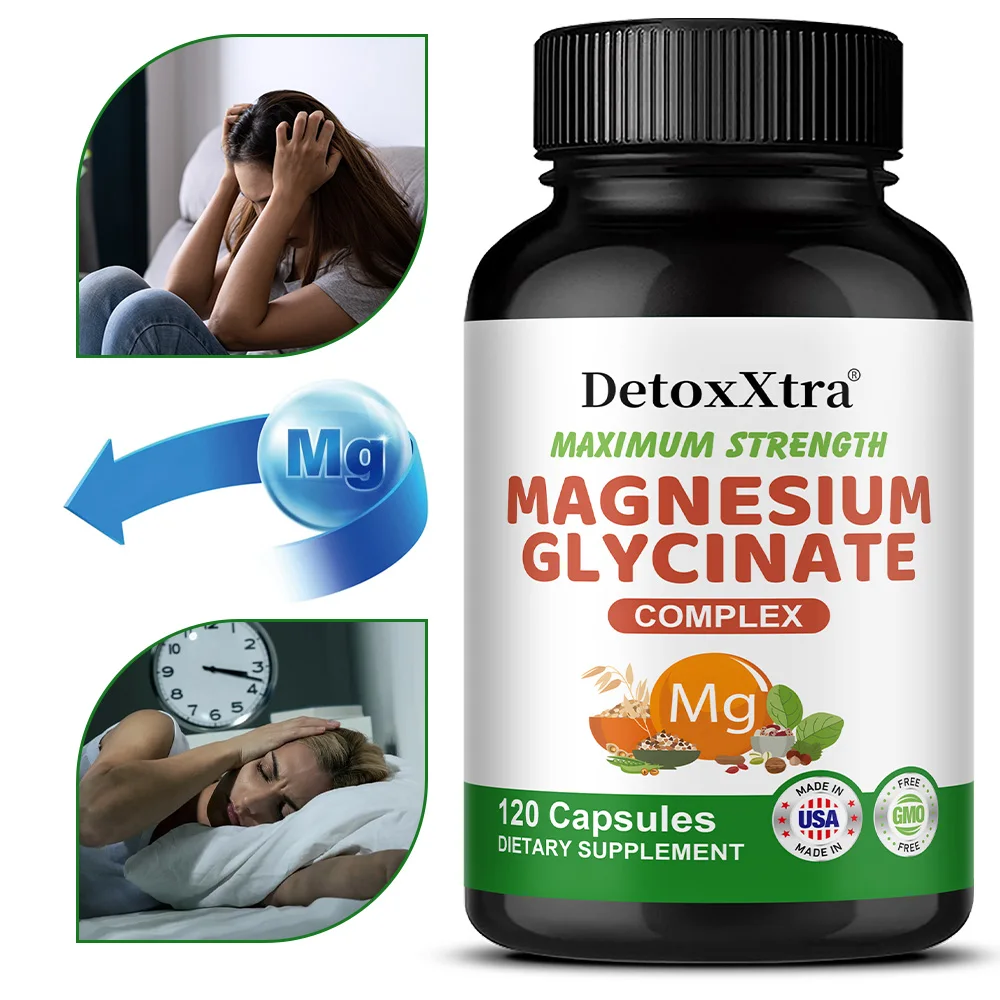 

Магниевый комплекс 5-в-1 — глицинат шелудненого магния, малат, цитрат, точный и асферат для нервов, мышц, костей