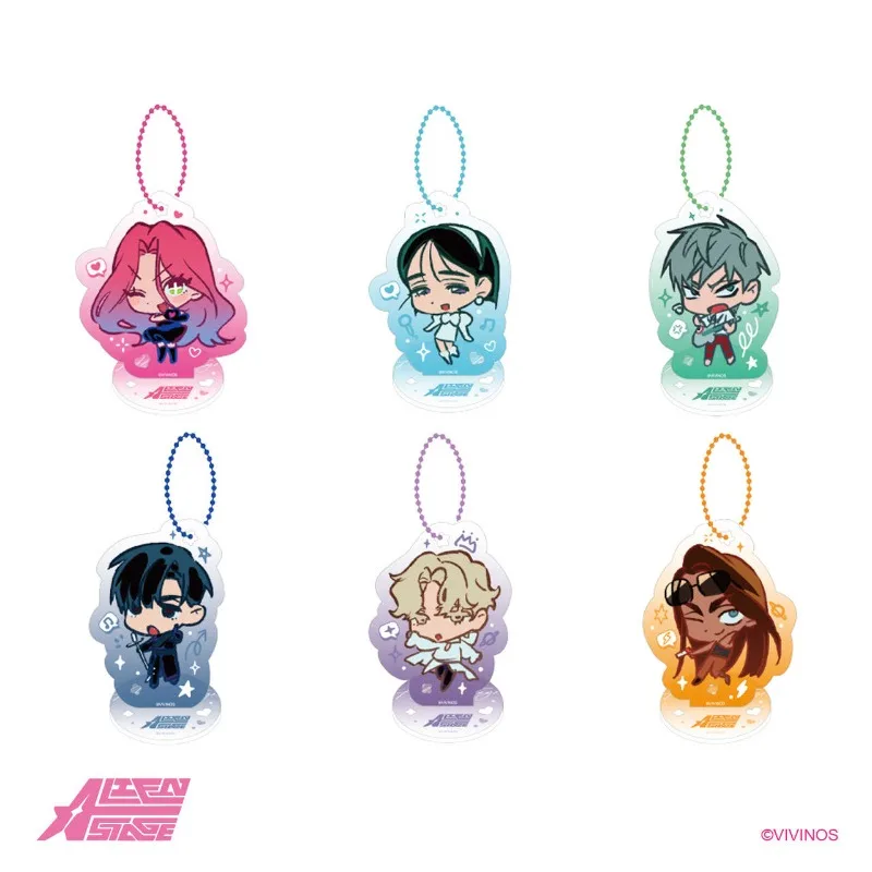 

Подлинный Alien Stage Sua Till Luka Ivan MiZi Hyuna, акриловый брелок с подставкой, стоячим знаком, мультяшный брелок, подвеска, рождественский подарок