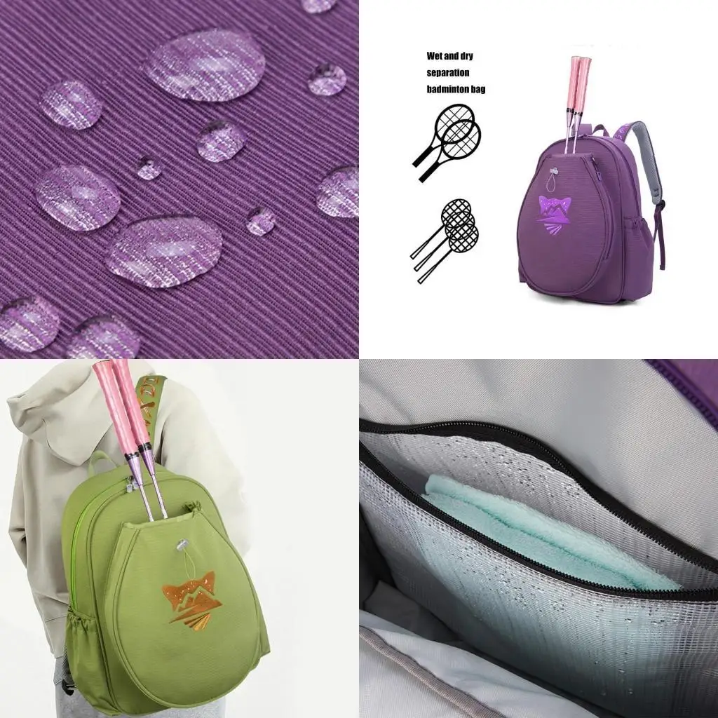 

652F Профессиональный теннисный рюкзак 2-диаграмма теннисная сумочка на открытом воздухе спортивная теннисная ракетка спортивная