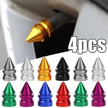 Auto Reifen Ventilkappen Aluminiumlegierung konische staubdichte Abdeckungen für Auto Motorräder Fahrrad Reifen Ventilkappe Zubehör