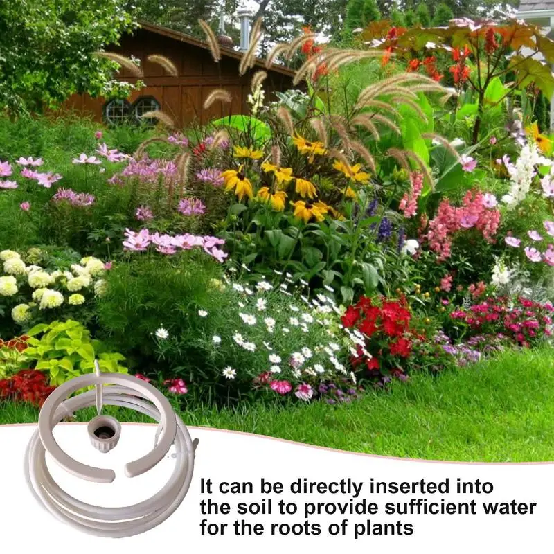 Drip Irrigation System Automatic Ground Plug-in Watering System For Plants Ground Plug Irrigation Devices Evenly Dripping Plants