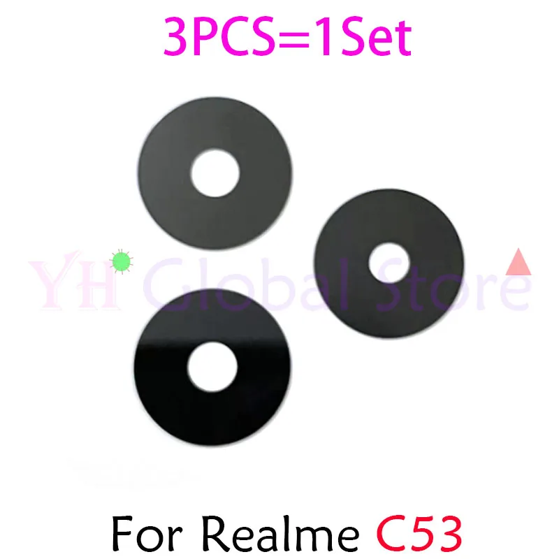 For OPPO Realme C51 C53 C55 C65 C67 C51S Rear Back Camera Glass Lens Cover With Ahesive Sticker