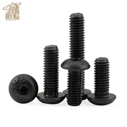 100/50/20/10/5/2/1 piece m1.6 M2.5 m3 M4 M5 M6 M10 M12 grade10.9 hexagon round head hollow screw iso7380