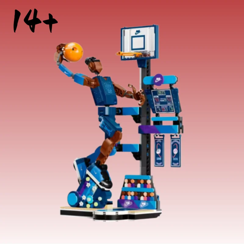 

In Stock 809pcs Basketball Figure Streetballer Slam Basketball Fans Bedroom Building Set For Children Birthday Festival Gifts